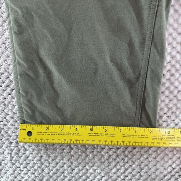 Kuhl Pants Women 16 Green Nylon Stretch Mid Rise Capri Rushed Leg Outdoor Hiking - Picture 14 of 16